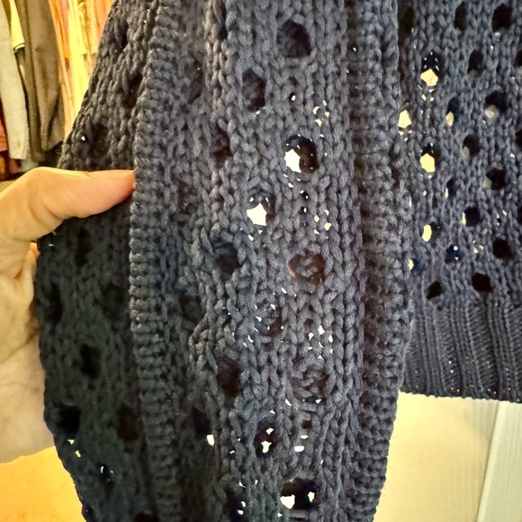 La Joie Crochet Stitch Bomber Jacket - Picture 7 of 8